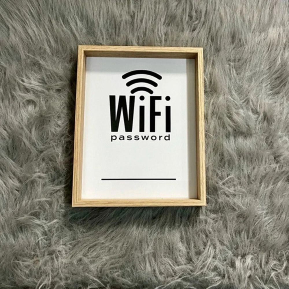 NWT WiFi Password Whiteboard Desk or Table Sign